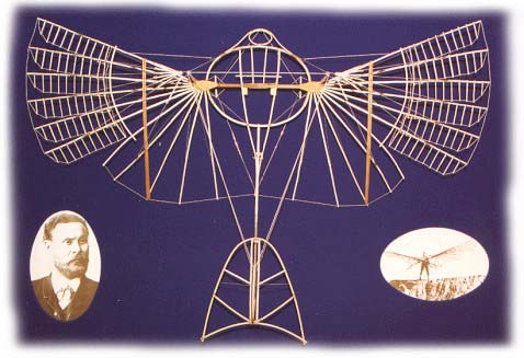 1:15 Modell des Kleinen Schlagflügels von 1893